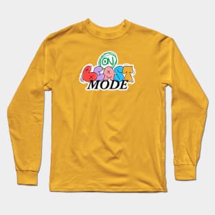 Beast mode Word Lettering Art Long Sleeve T-Shirt